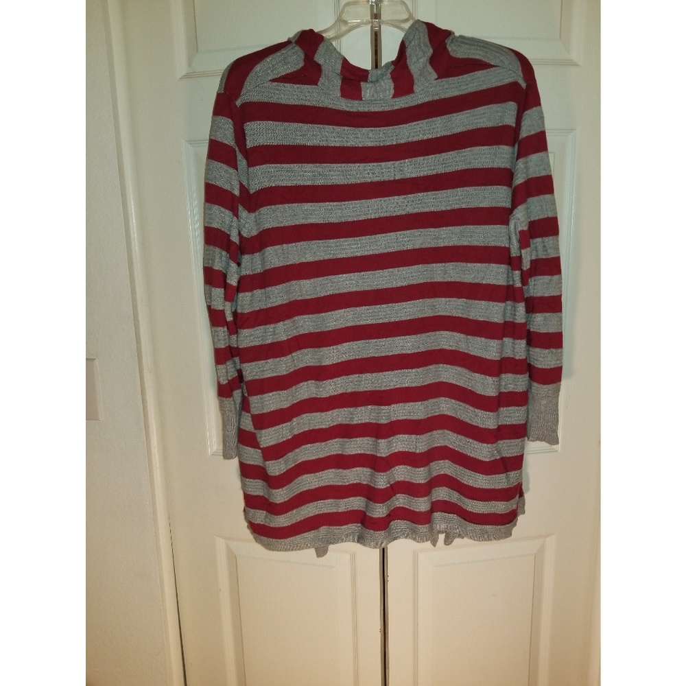 2 for 1 Faded Glory 4x Cardigans blue/tan red/gray - Picture 6 of 8